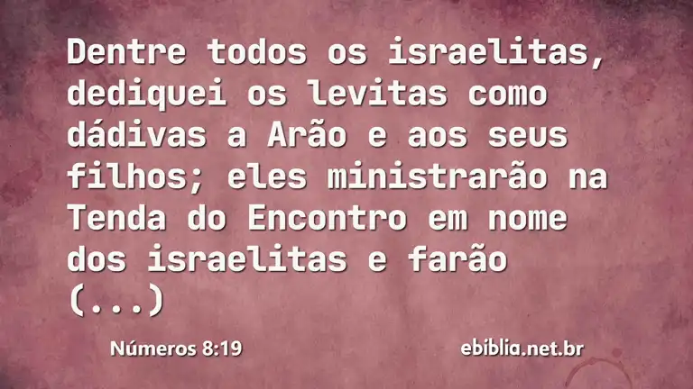 Números 8:19