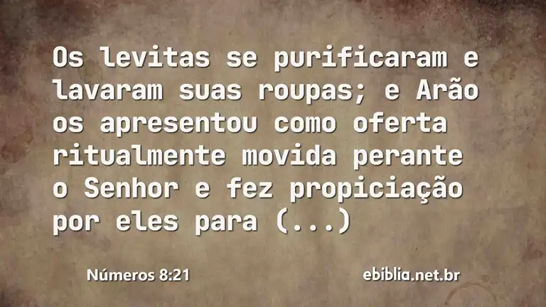 Números 8:21