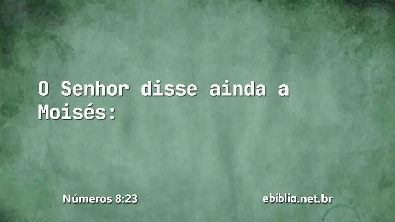 Números 8:23