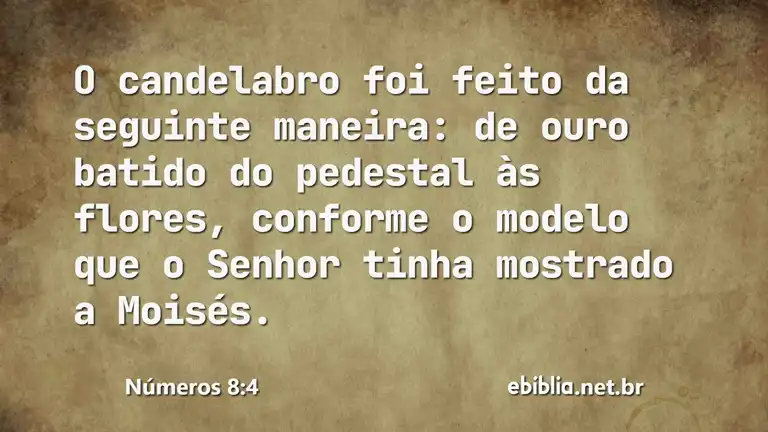 Números 8:4