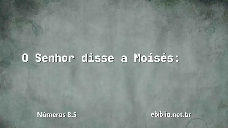 Números 8:5