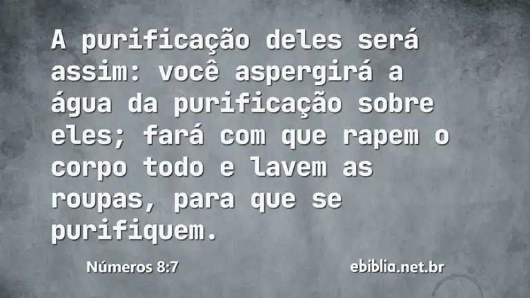 Números 8:7