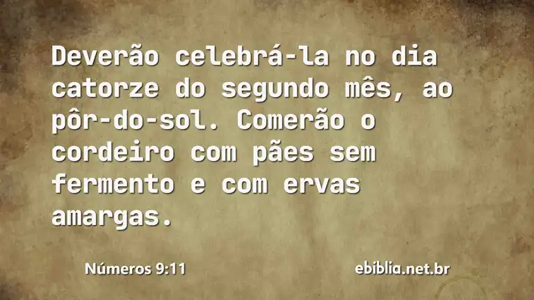 Números 9:11