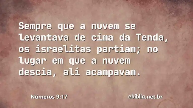 Números 9:17