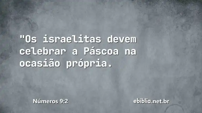 Números 9:2