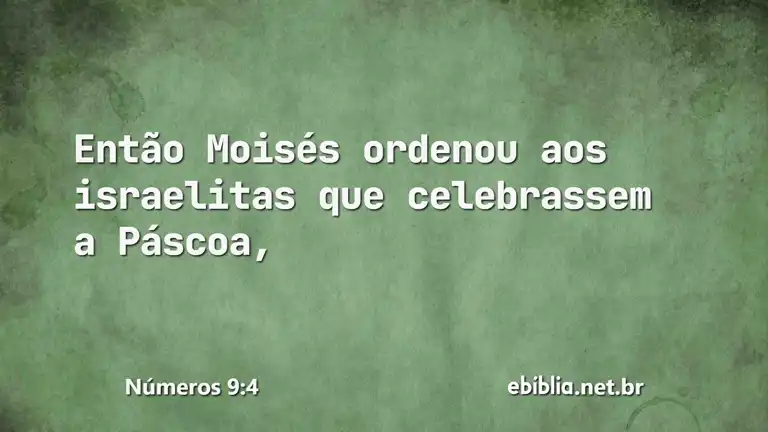 Números 9:4