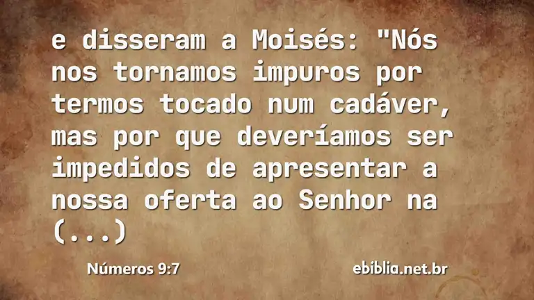 Números 9:7