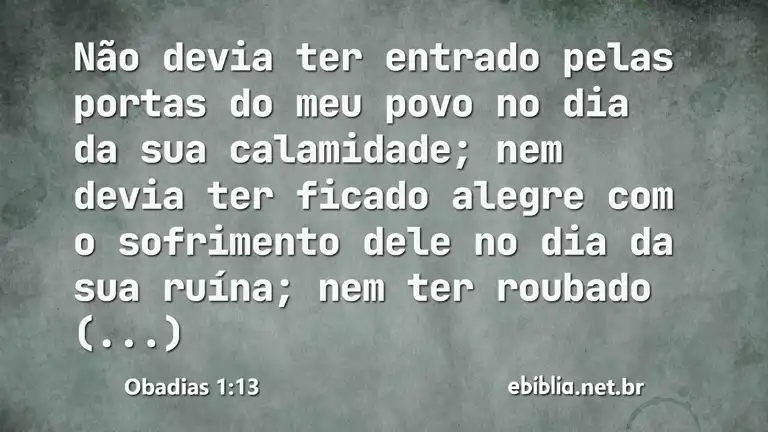 Obadias 1:13