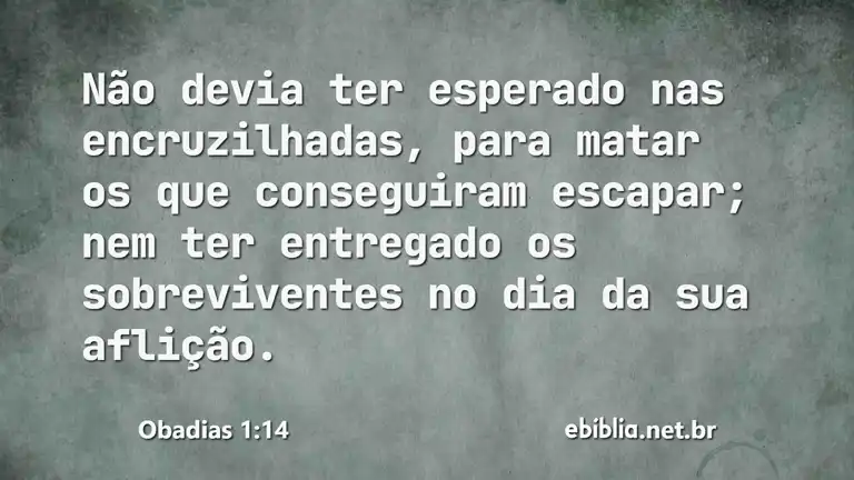 Obadias 1:14