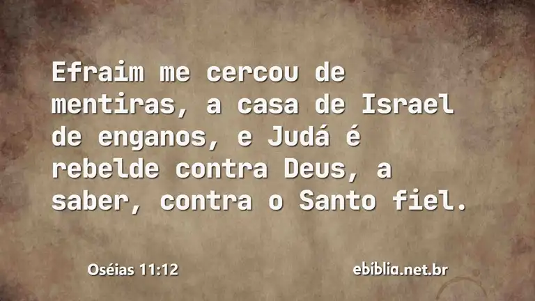 Oséias 11:12