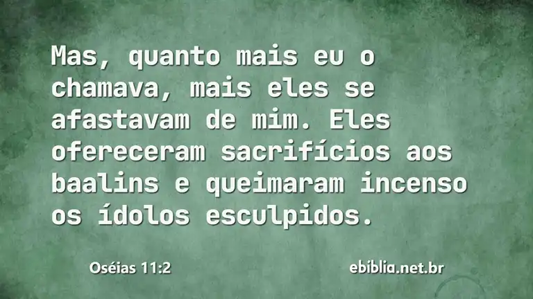 Oséias 11:2