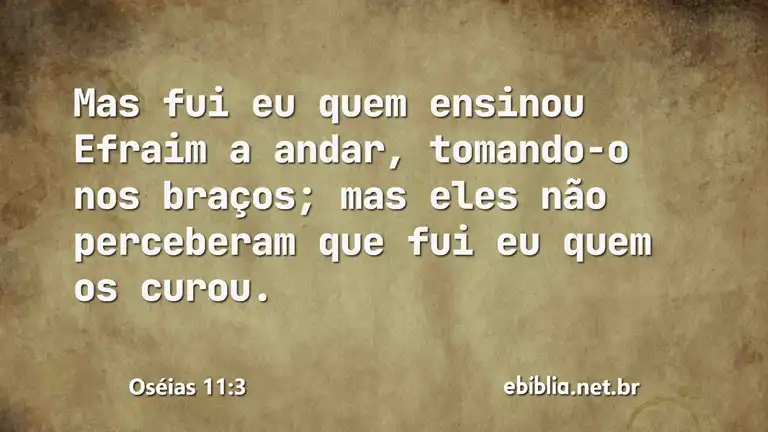 Oséias 11:3