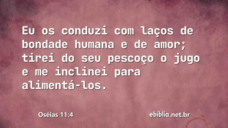 Oséias 11:4