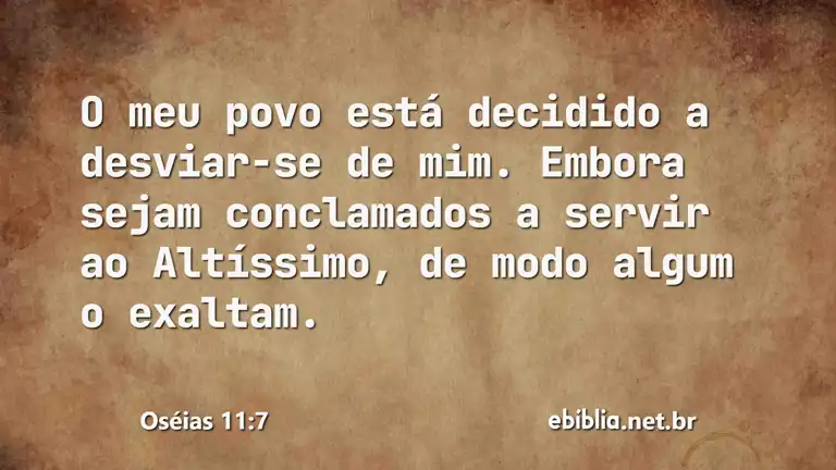 Oséias 11:7