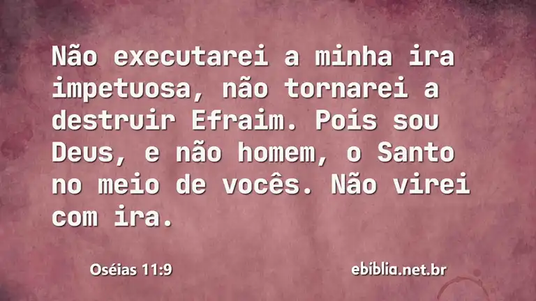 Oséias 11:9