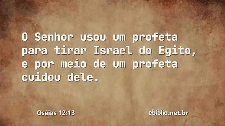 Oséias 12:13