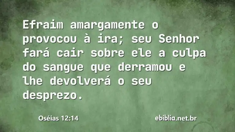 Oséias 12:14