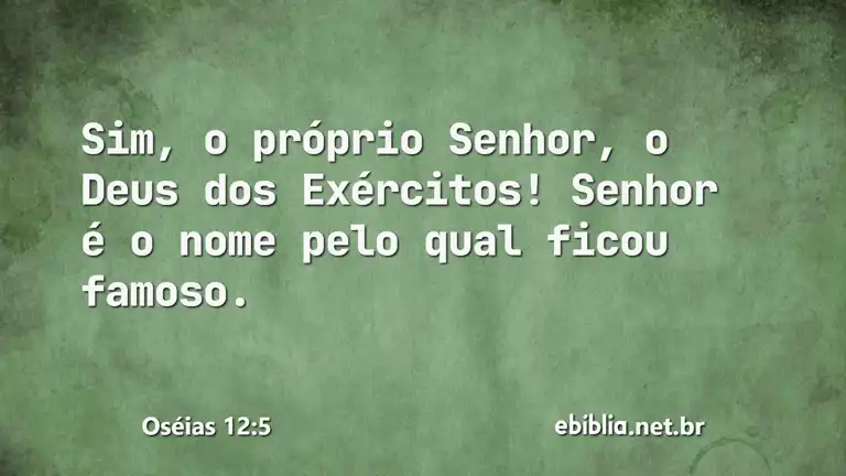 Oséias 12:5