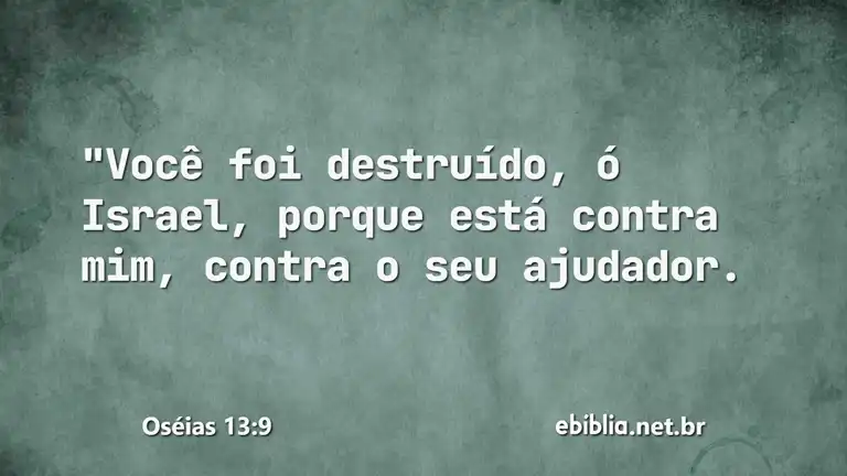 Oséias 13:9