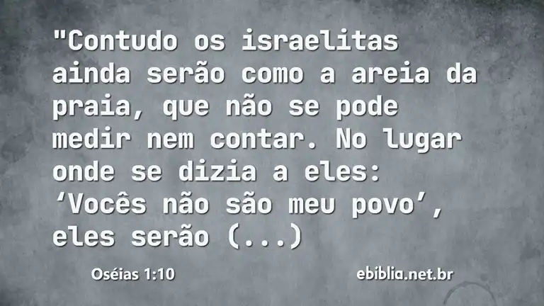 Oséias 1:10