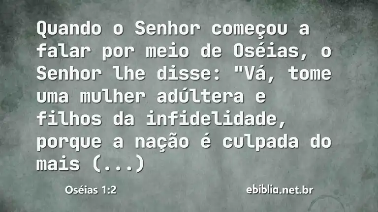 Oséias 1:2