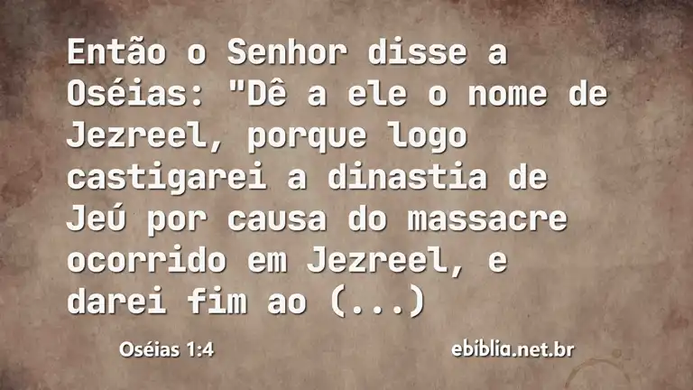 Oséias 1:4