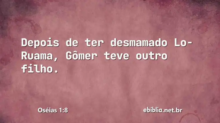 Oséias 1:8