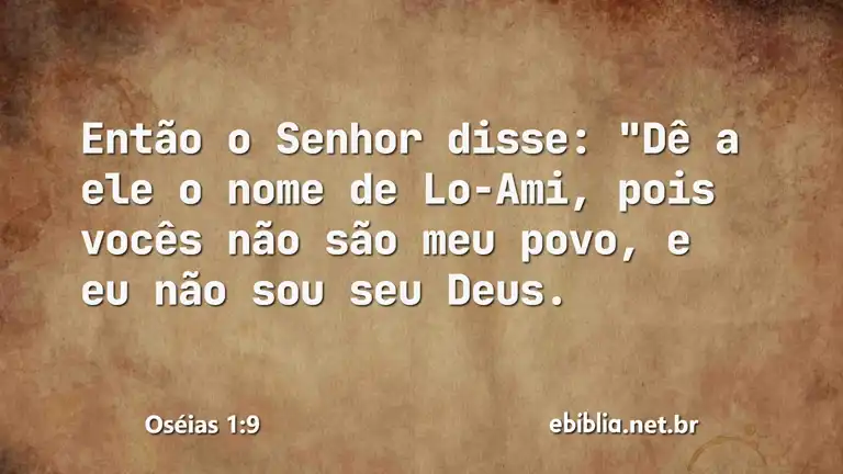 Oséias 1:9