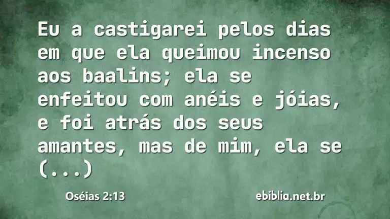 Oséias 2:13