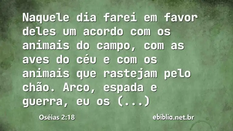 Oséias 2:18