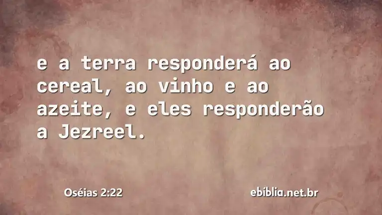 Oséias 2:22