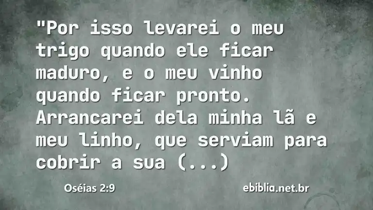 Oséias 2:9