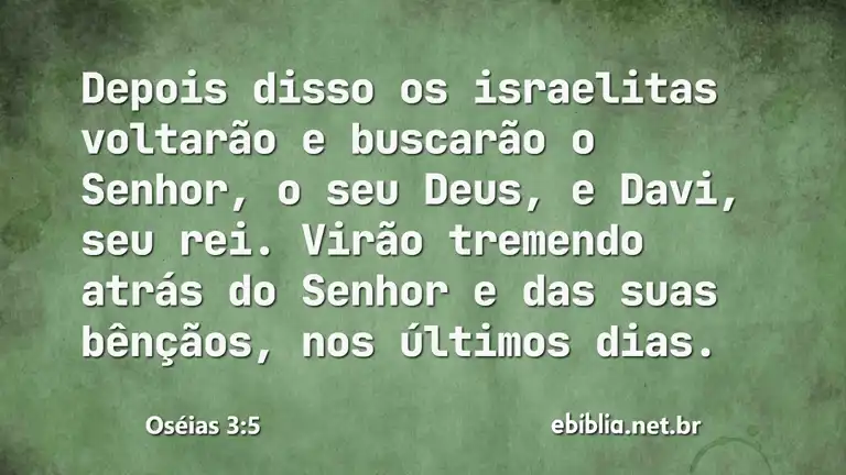 Oséias 3:5