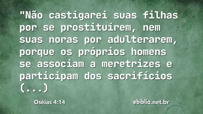 Oséias 4:14