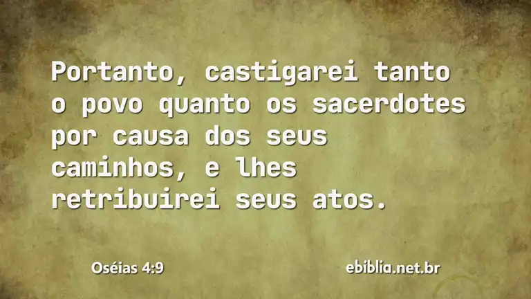 Oséias 4:9