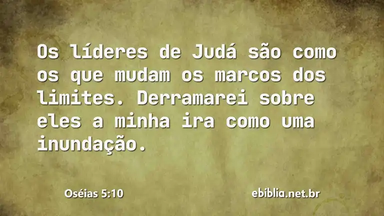 Oséias 5:10