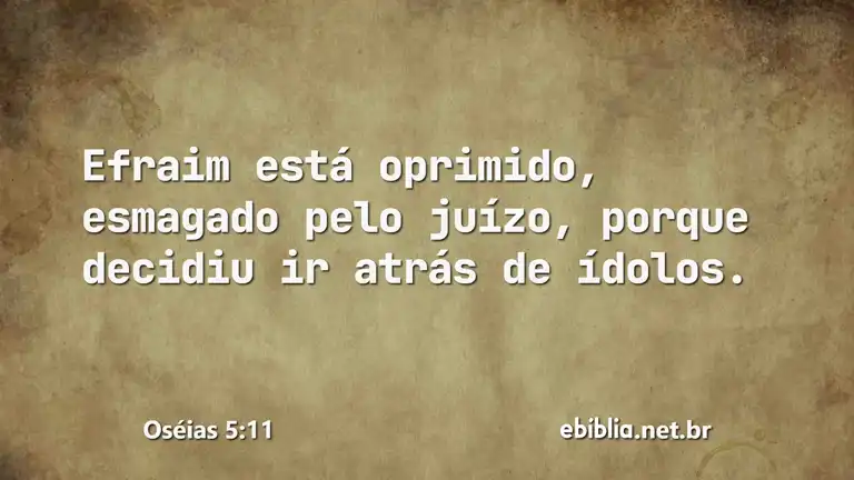 Oséias 5:11