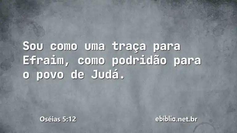 Oséias 5:12