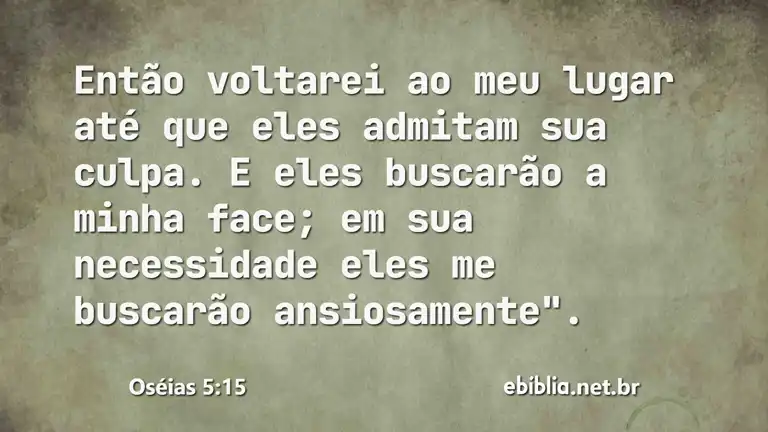 Oséias 5:15