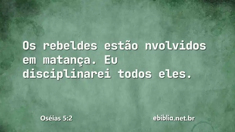 Oséias 5:2