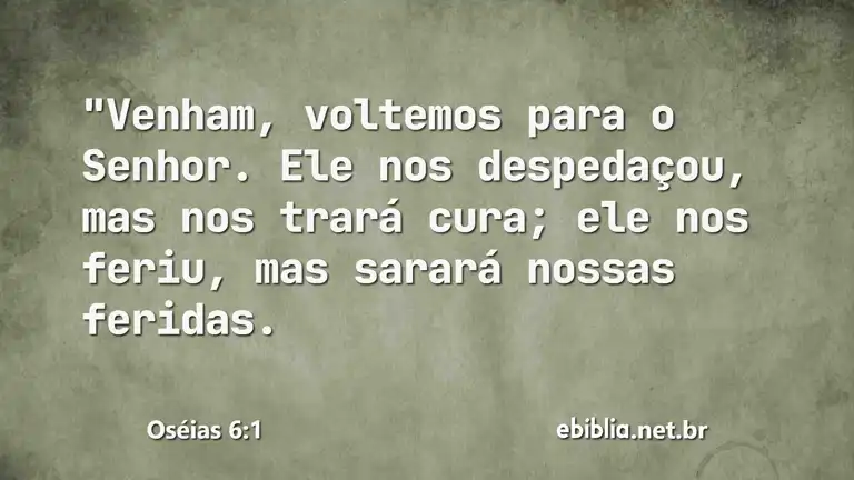 Oséias 6:1