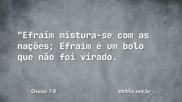 Oséias 7:8