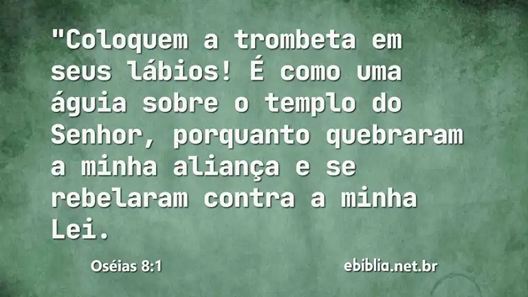 Oséias 8:1