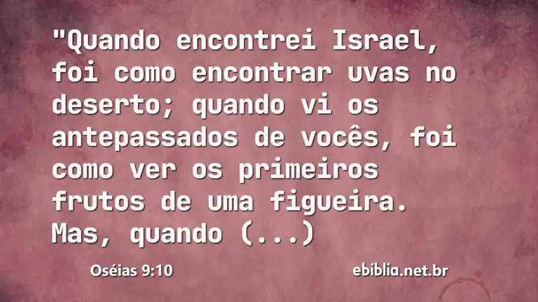 Oséias 9:10