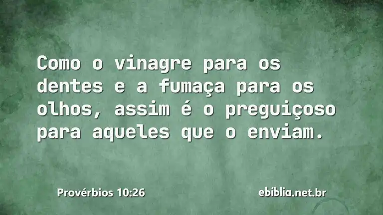 Provérbios 10:26