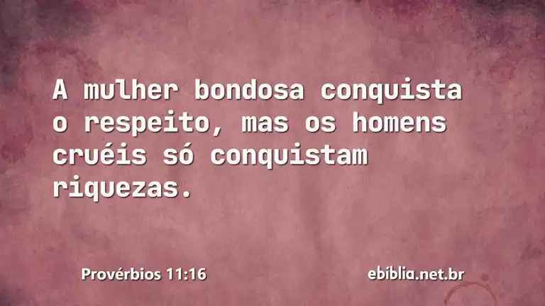 Provérbios 11:16