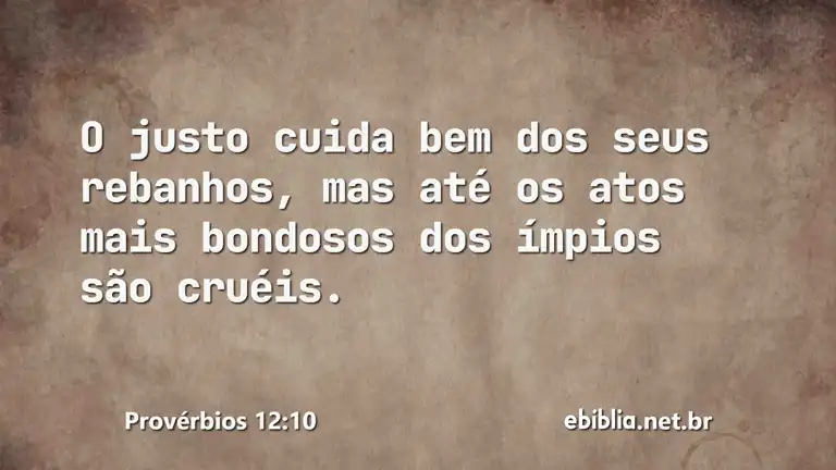 Provérbios 12:10