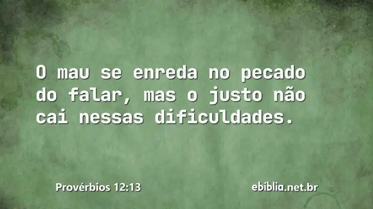 Provérbios 12:13