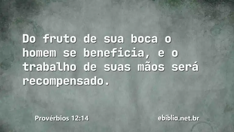 Provérbios 12:14