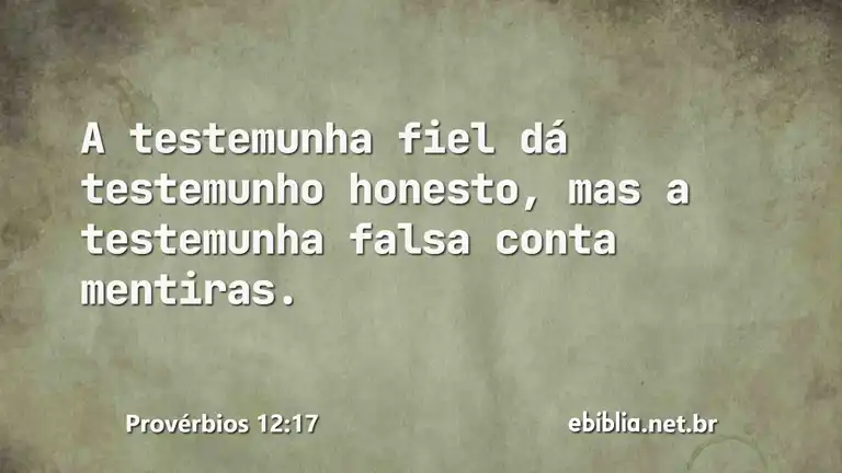 Provérbios 12:17